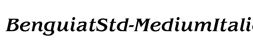 BenguiatStd-MediumItalic