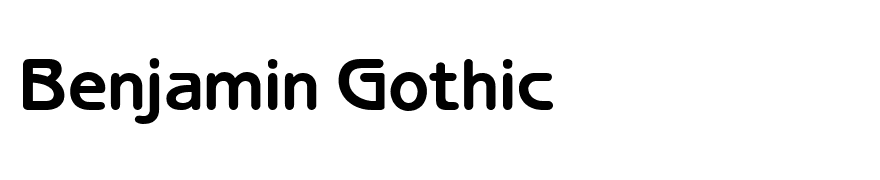 Benjamin Gothic