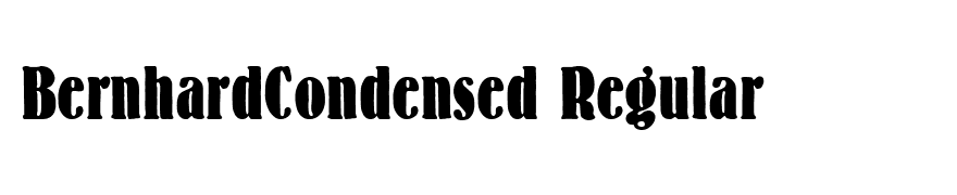 BernhardCondensed Regular