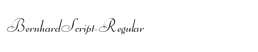 BernhardScript-Regular