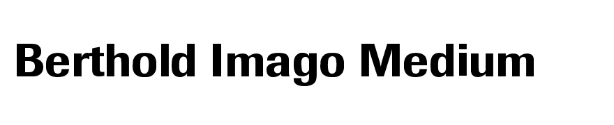 Berthold Imago Medium