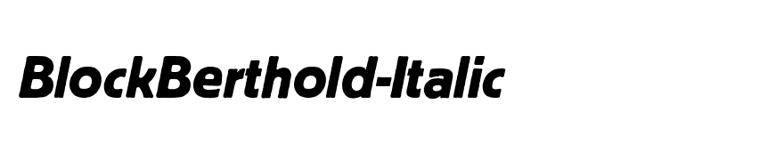 BlockBerthold-Italic