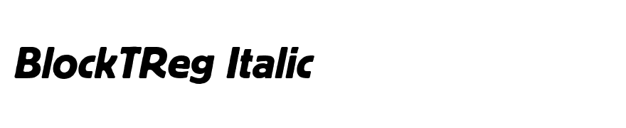 BlockTReg Italic