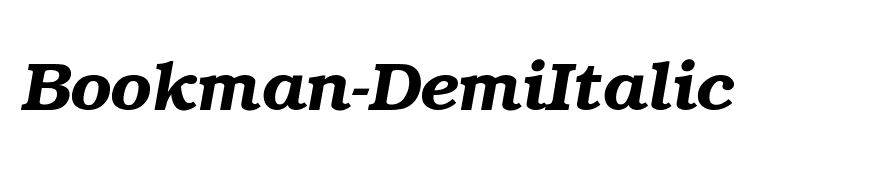 Bookman-DemiItalic