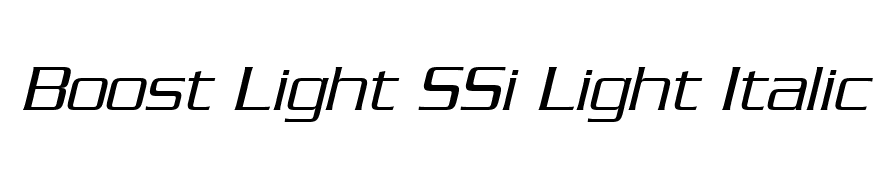 Boost Light SSi Light Italic