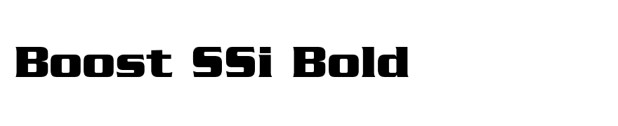 Boost SSi Bold