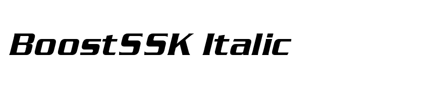 BoostSSK Italic