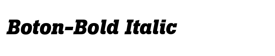 Boton-Bold Italic