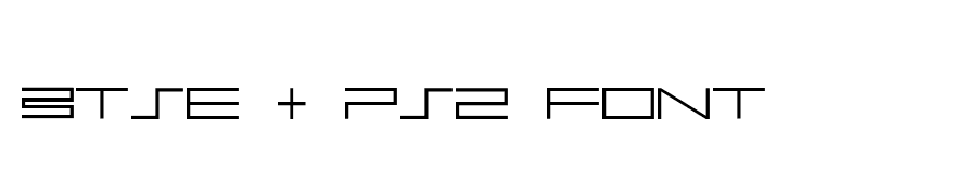 BTSE + PS2 FONT