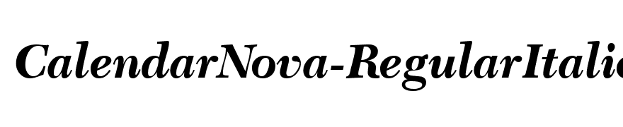 CalendarNova-RegularItalic