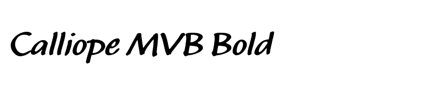 Calliope MVB Bold