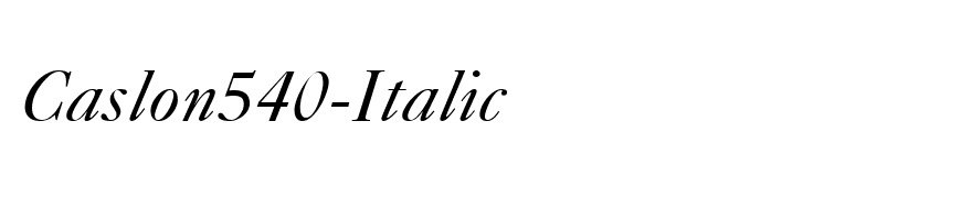 Caslon540-Italic