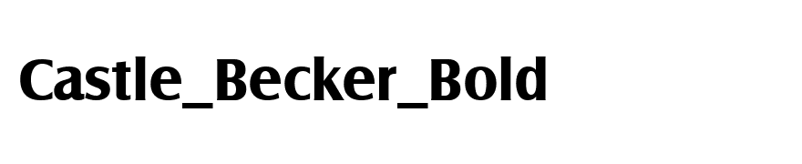 Castle_Becker_Bold