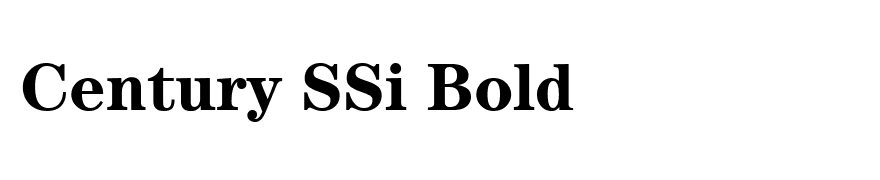 Century SSi Bold