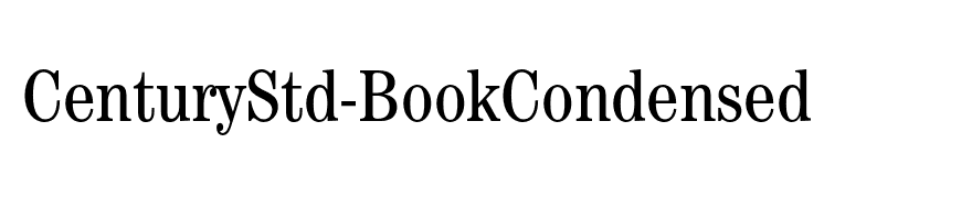 CenturyStd-BookCondensed