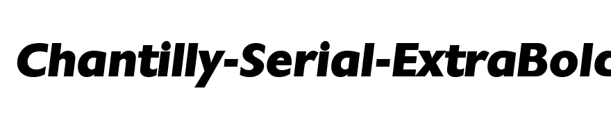 Chantilly-Serial-ExtraBold-RegularItalic