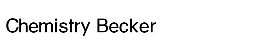 Chemistry Becker