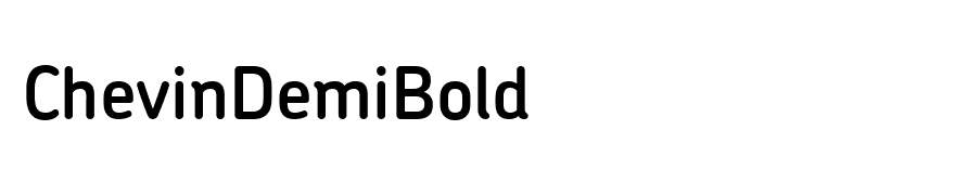 ChevinDemiBold