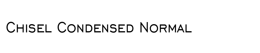 Chisel Condensed Normal