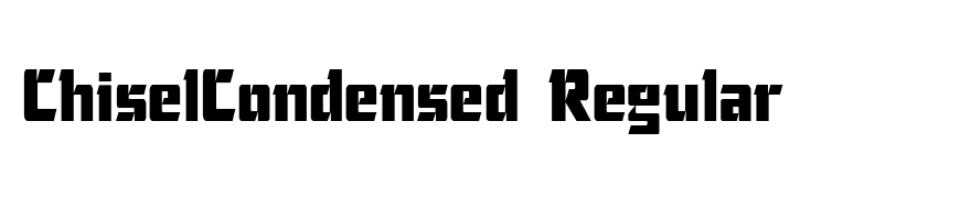 ChiselCondensed Regular