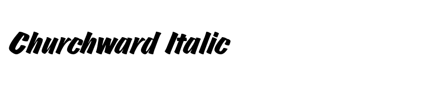 Churchward Italic