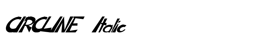 CIRCLINE Italic