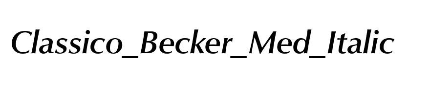 Classico_Becker_Med_Italic