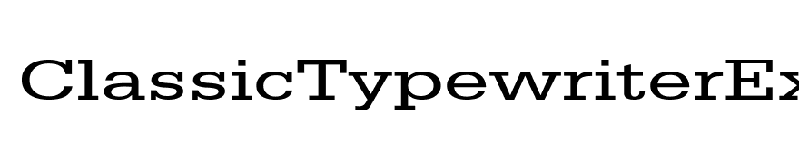 ClassicTypewriterExtended