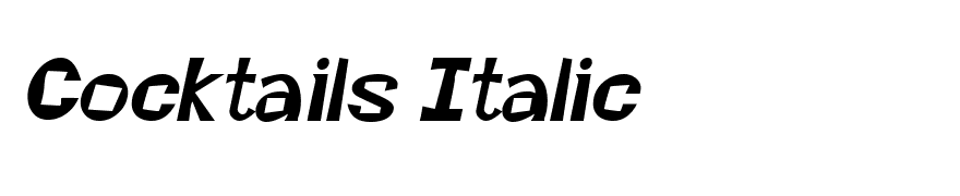 Cocktails Italic