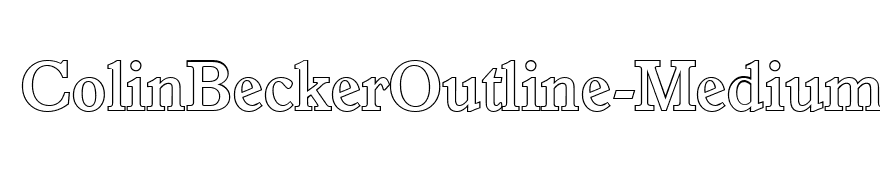 ColinBeckerOutline-Medium-Regular