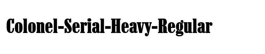 Colonel-Serial-Heavy-Regular