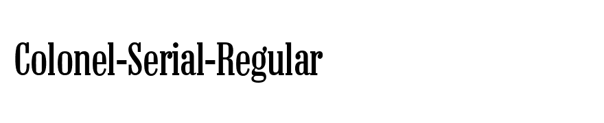 Colonel-Serial-Regular