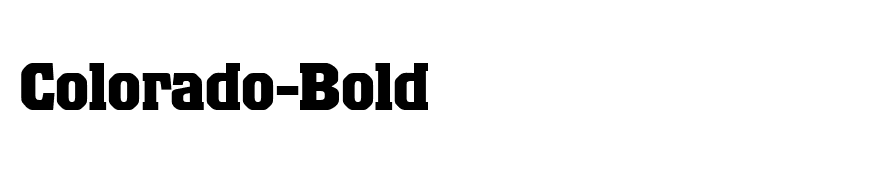 Colorado-Bold