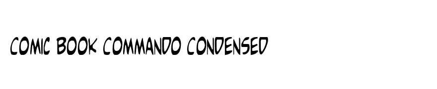 Comic Book Commando Condensed