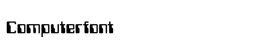 Computerfont