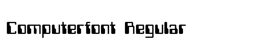 Computerfont Regular