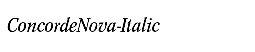 ConcordeNova-Italic