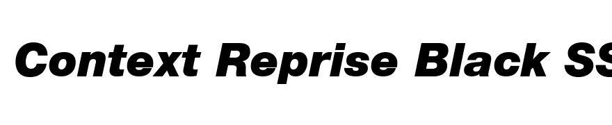 Context Reprise Black SSi Black Italic