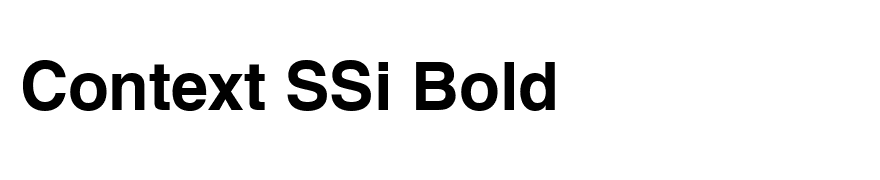 Context SSi Bold