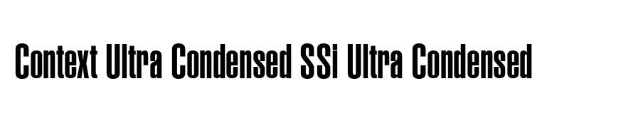 Context Ultra Condensed SSi Ultra Condensed