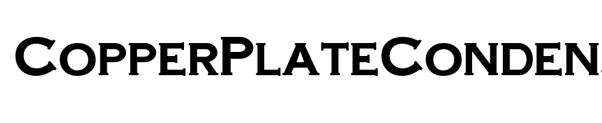 CopperPlateCondensed Bold