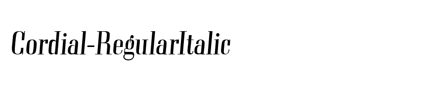 Cordial-RegularItalic