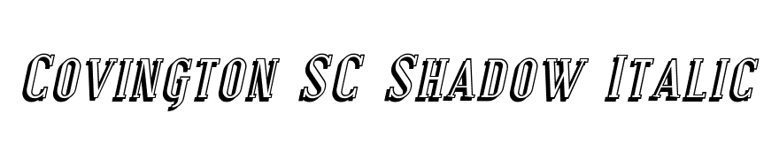 Covington SC Shadow Italic