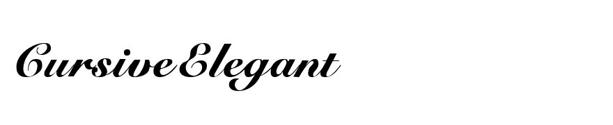 CursiveElegant