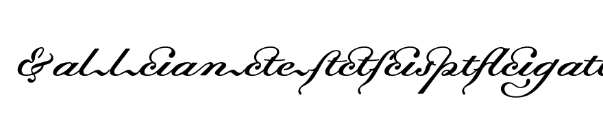 DallianceScriptLigatures OTF