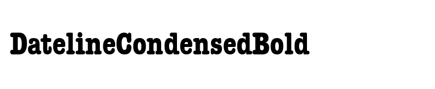 DatelineCondensedBold