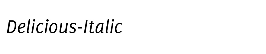 Delicious-Italic