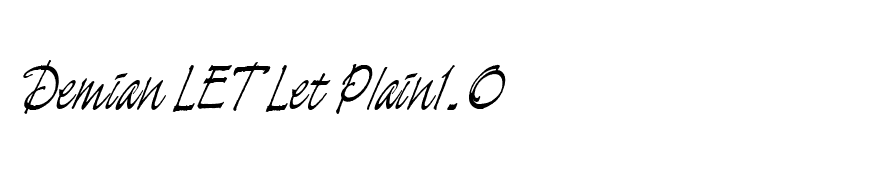 Demian LET Let Plain1.0