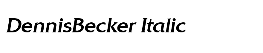 DennisBecker Italic