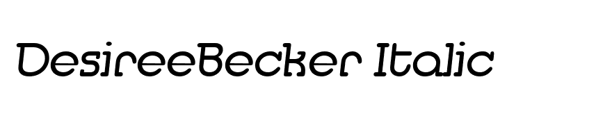 DesireeBecker Italic